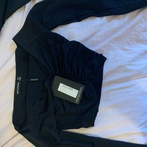 Black long sleeve off the shoulder top from PLT!!